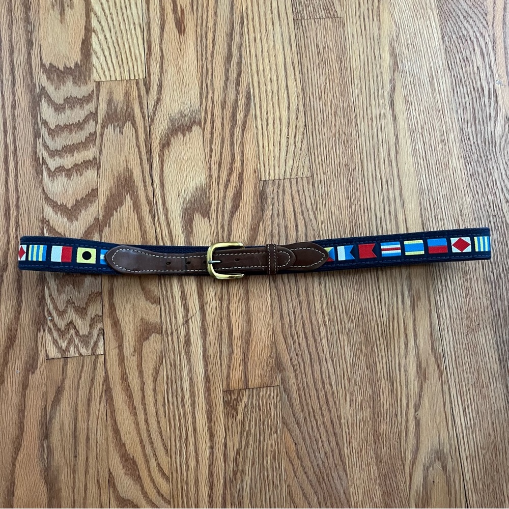 Skipper Nautical Code Flag Belt size 36" to 39"